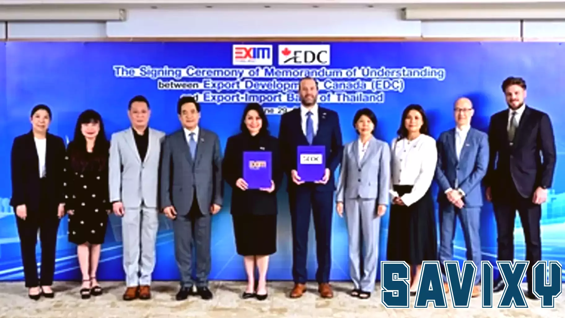 EDC and EXIM Thailand sign agreement to advance Canada-Thailand trade and investment