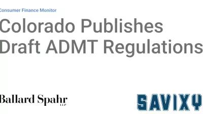 Colorado Publishes Draft ADMT Regulations
