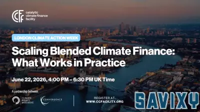 Scaling Blended Climate Finance: What Works in Practice